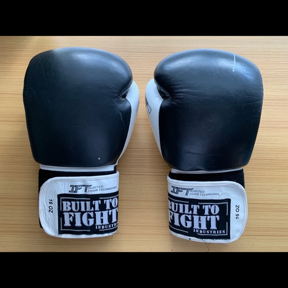 built to fight boxing gloves